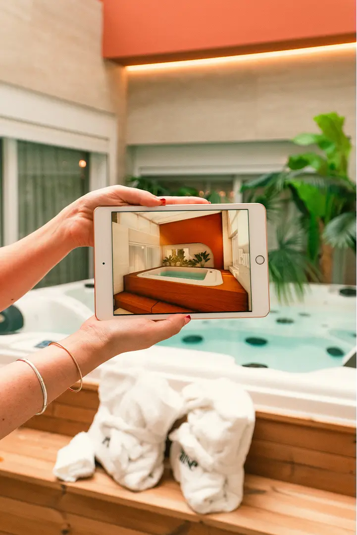 Detalle de textiles premium