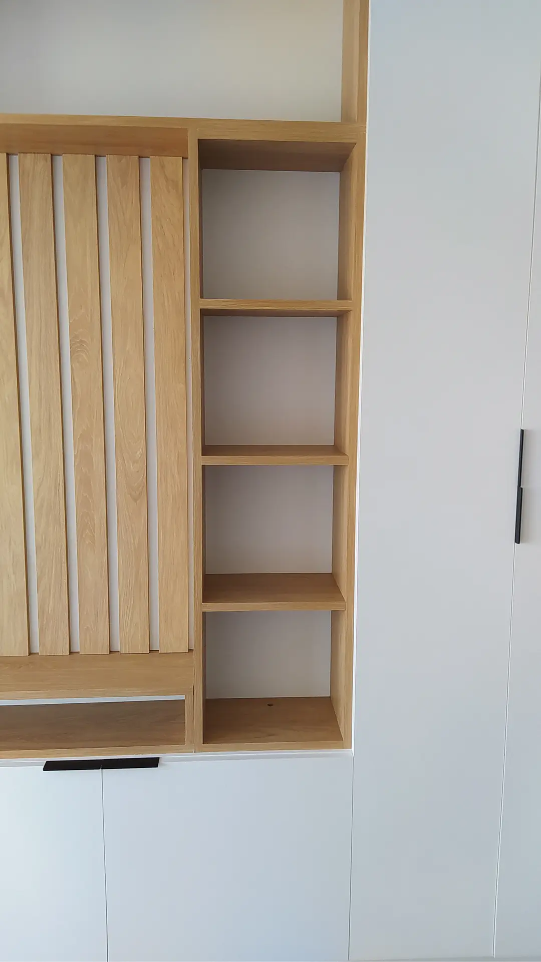 Vista nocturna del proyecto