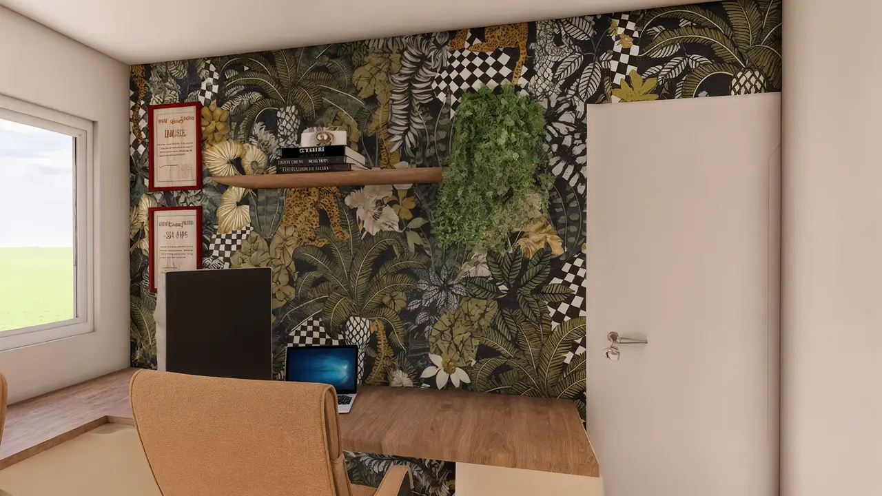 Vista nocturna del proyecto