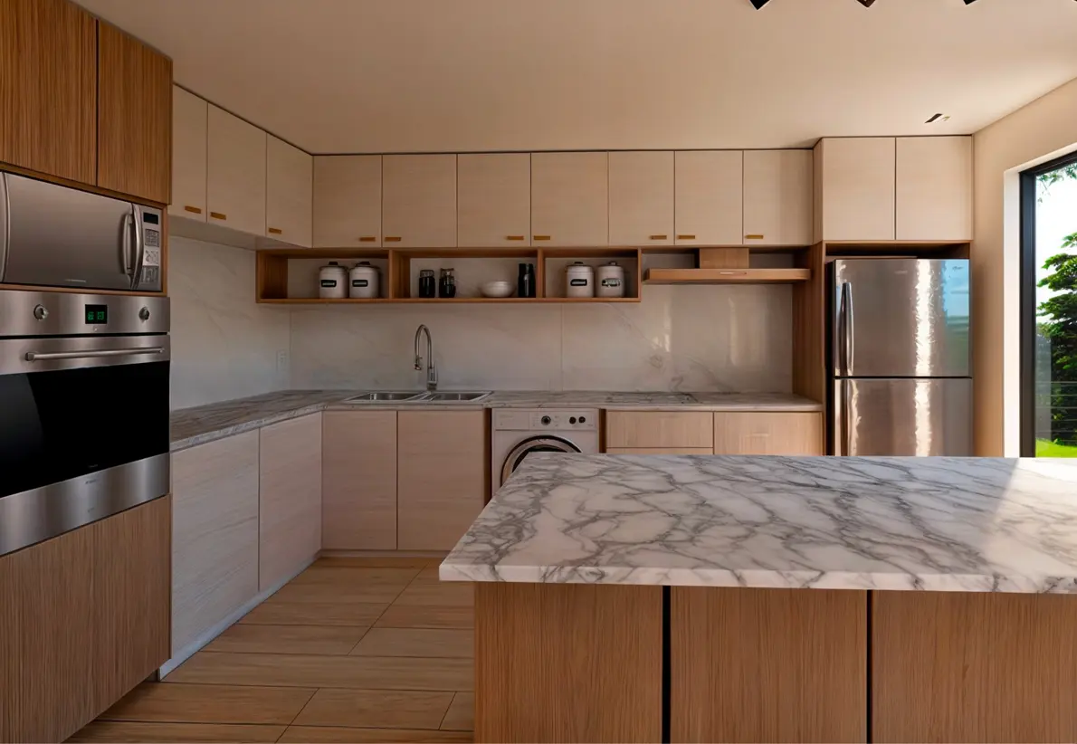 Vista principal del living con diseño moderno