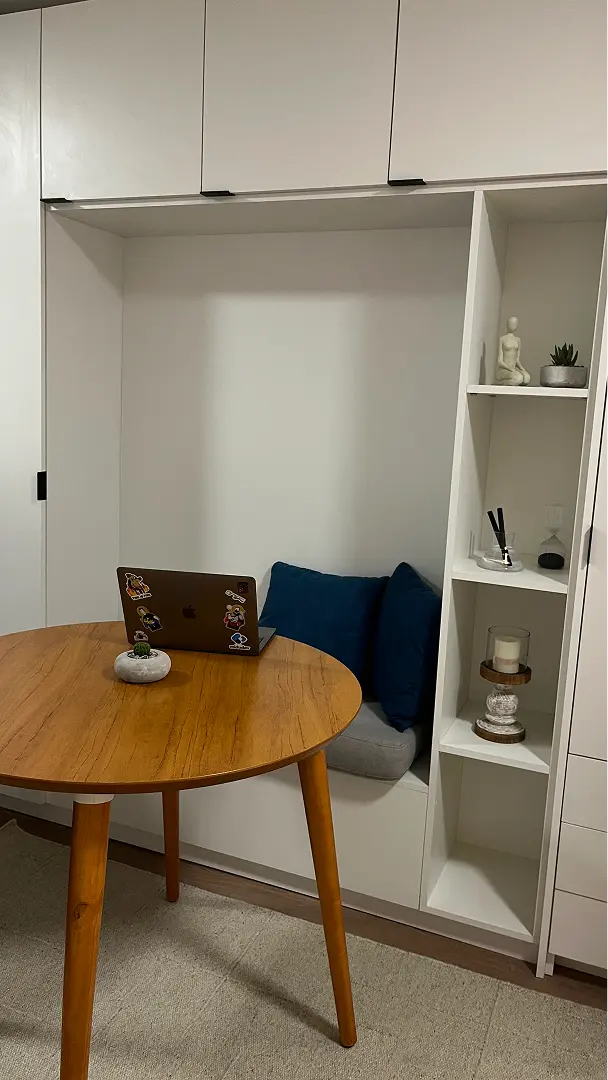 Vista nocturna del proyecto