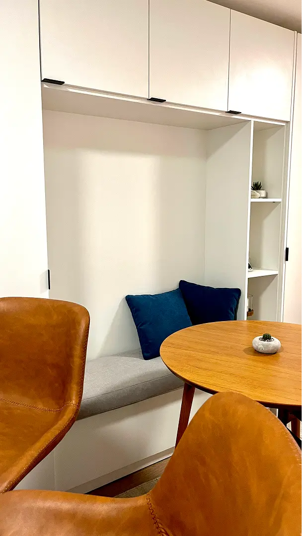 Vista nocturna del proyecto