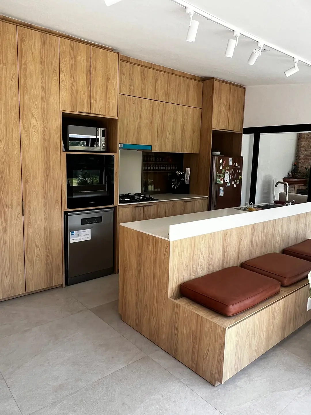 Vista panorámica del living